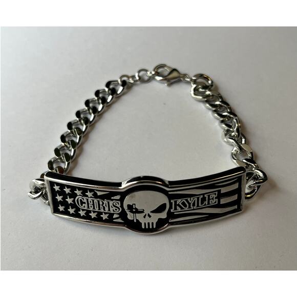 My Duty Chris Kyle Link Bracelet By Montana Silversmiths New - Picture 3 of 6